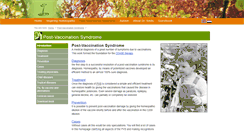 Desktop Screenshot of post-vaccination-syndrome.com
